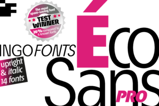 Éco Sans Pro Upright Italic Typeface Review