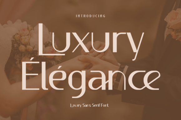 Luxury Élégance: A Premium Sans Serif Typeface